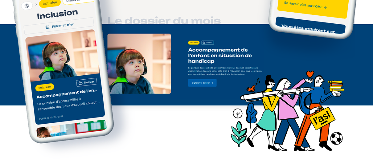 Refonte UX UI du site internet de L'ASL par UNICORP